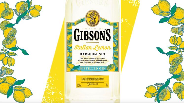 Gibson’s Italian Lemon Gin kommer till Sverige!