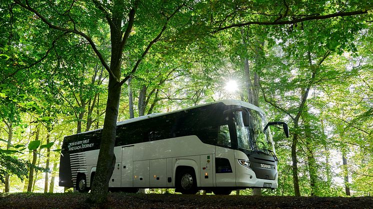 Scania Touring palkittiin Sustainable Bus Award 2025-palkinnolla