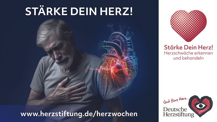 Atemnot, Abgeschlagenheit, Klinikeinweisung: bei Herzinsuffizienz sinken meist Lebensqualität und Prognose der Betroffenen. Was können Betroffene für ihr Herz tun? Die Herzwochen der Deutschen Herzstiftung zur Herzschwäche beginnen am 1. November.