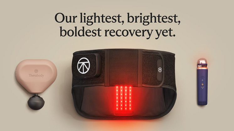 Therabody Continues Wellness Category Expansion with Three new Innovations