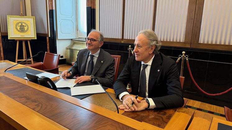 Luca D'Aquila (Hitachi Rail) e Matteo Lorito (UNINA)