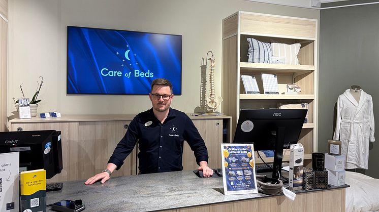 Alexander Ekrud, sängrådgivare på Care of Beds.