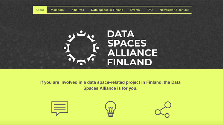 NIIS among the founding members of Data Spaces Alliance Finland