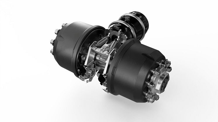 The new universal swing axle from BPW combines maximum flexibility, maximum load capacity and compact design. 