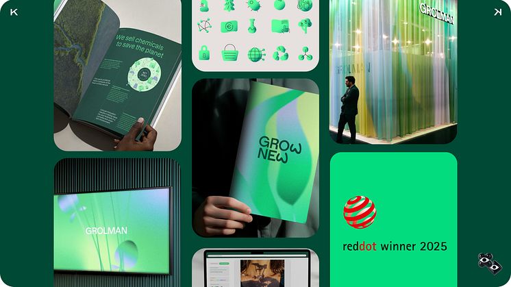 Projektbilder Red Dot Auszeichnung von KittoKatsu für Branding Grolman Group
