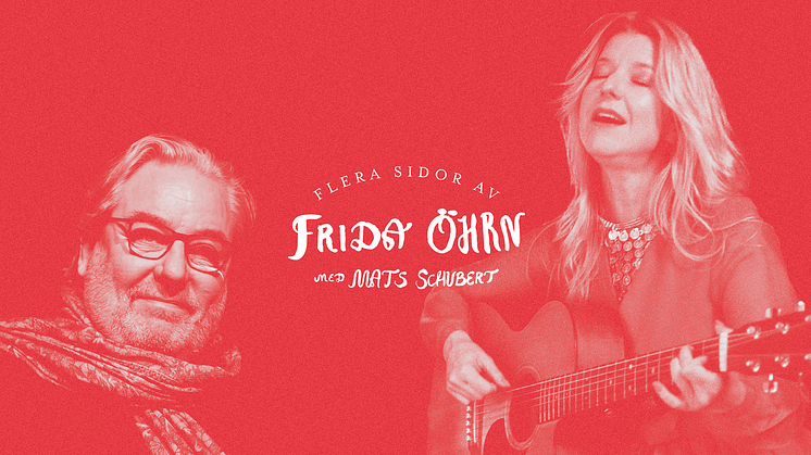 Frida Öhrn spelar låtar ur hela sin karriär med Oh Laura, Cookies n' Beans och ÖHRN - ackompanjerad av Mats Schubert från Bo Kaspers Orkester