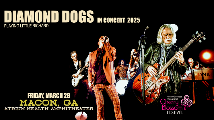 Diamond Dogs hyllar Little Richard i hans hemstad Macon Georgia!