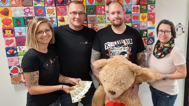 Großzügige Spende von JAF Event GbR für Kinderhospiz Bärenherz