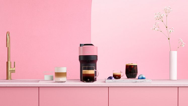 Poppiga nyheter – Nespresso lanserar två färgsprakande nyanser för Vertuo Pop