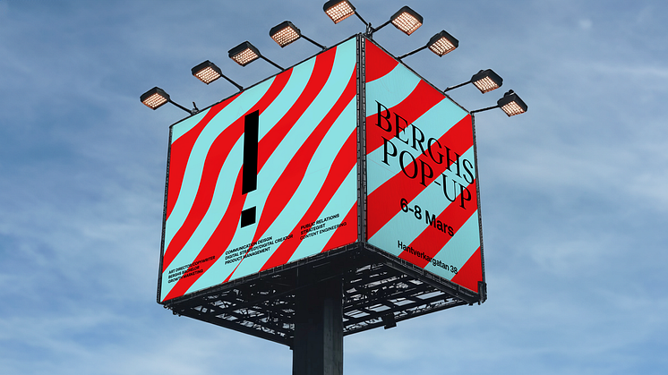 Är du nyfiken på en karriär inom kommunikation, design eller marknads­föring? Då vill du inte missa Berghs pop-up!