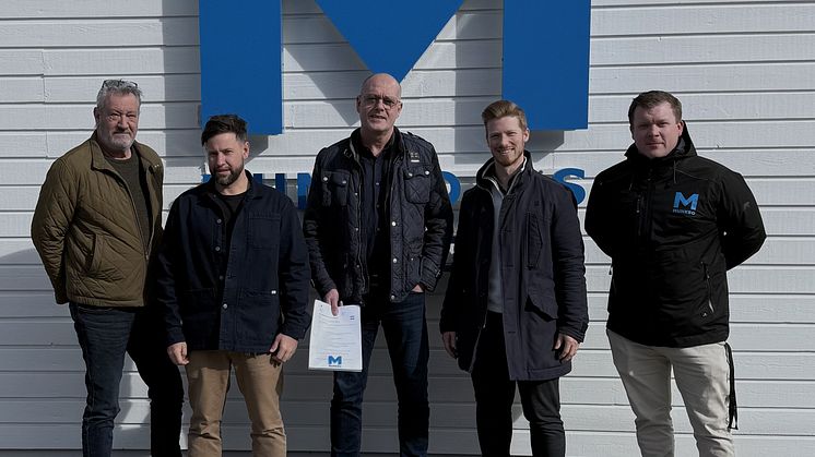 Signering Munkedals Bostäder och T-Byggen
