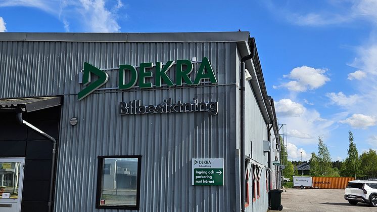 DEKRA bilbesiktning i Gävle har flyttat till nya lokaler