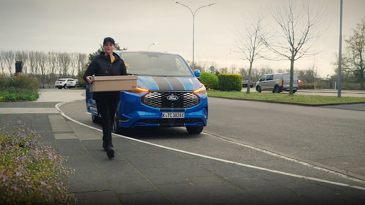 Nová technologie Ford Pro by mohla rozvážkovým firmám pomoci ušetřit cenné sekundy při každé zastávce 