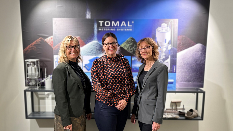 Ingrid Törngren, rekryterare Effektiv, Linda Kallenberger, vd Tomal och Maria Skärström, rekryterare Effektiv.