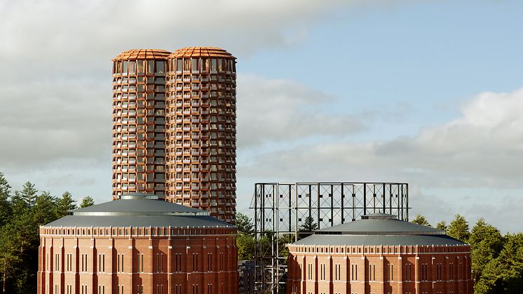 Stockholm kommande landmärke - Stadsljus