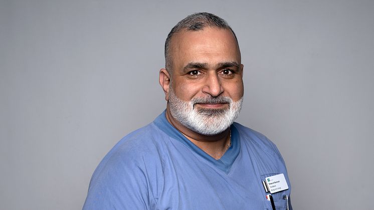 Dheaa Al-Rammahi, överläkare inom urologi, Danderyds sjukhus, har utvecklat den nya metoden vid behandling av förstorad prostata.