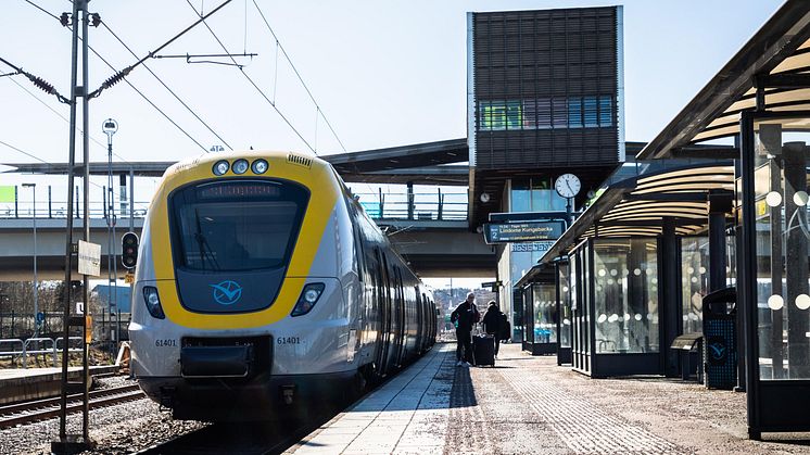 Tågtrafiken mellan Göteborg och Mölndal påverkas i sommar. Foto: Eddie Löthman