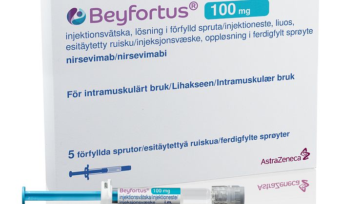 Nirsevimab SE Carton 5count 100mg.tif