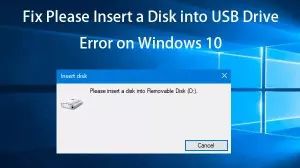 Legen Sie einen Datenträger in das USB-Laufwerk ein