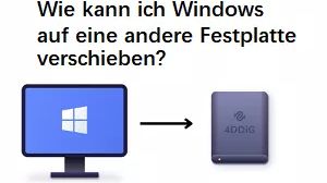 Windows auf andere Festplatte verschieben