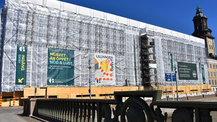 Göteborgs stadsmuseum restaureras från topp till tå