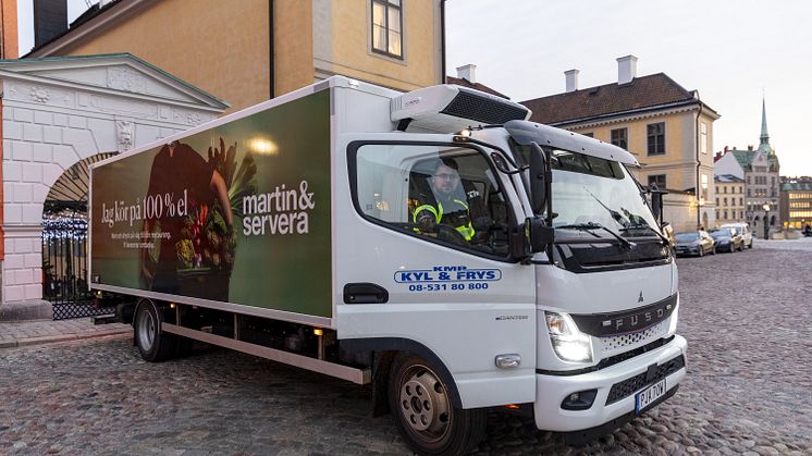 Martin & Servera utökar fordonsflottan i Stockholm 