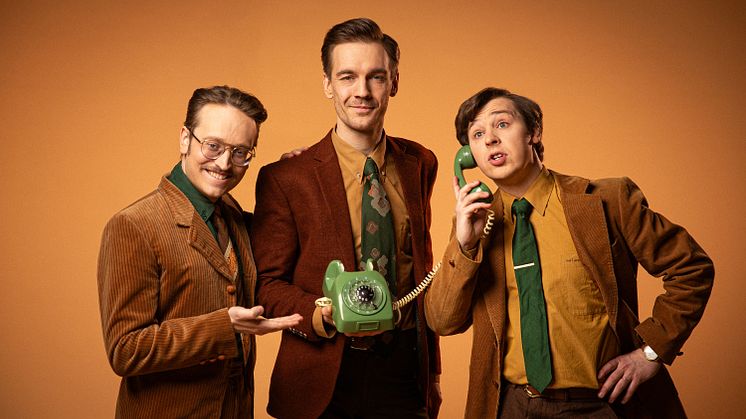 Humorgruppen KAJ gästar Sara kulturhus i vår. Foto: Erik Åhman