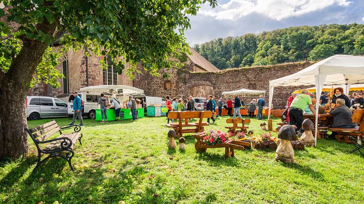 Bauernmarkt im Kloster Buch in Leisnig - Foto: Tom Williger