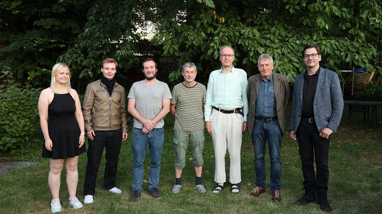 Mitglieder der Forschungsteams beim Kick-off-Meeting des Projekts „Thermisch abstimmbare optische Ultraschallsensoren für die photoakustische Tomographie“ (THERMO) - Bild: TH Wildau