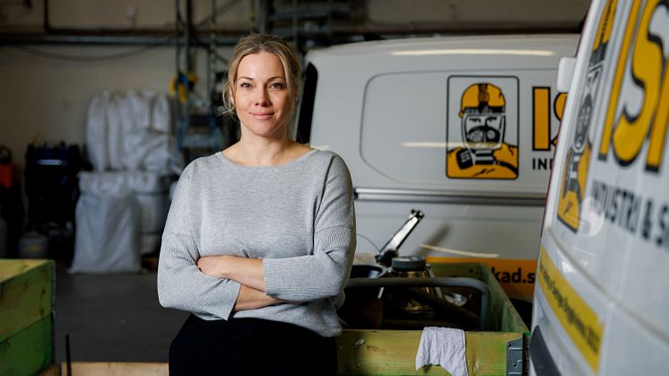 Malin Söderson från Industri & Skadesanering i Järfälla sitter i utbildningens ledningsgrupp.