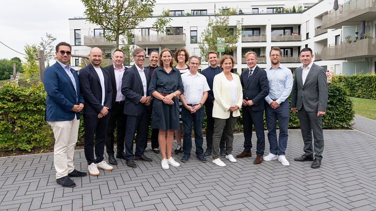 Abschlussveranstaltung der WohneNRW-Tage im Neubauquartier Pandion Ville in Bonn-Duisdorf