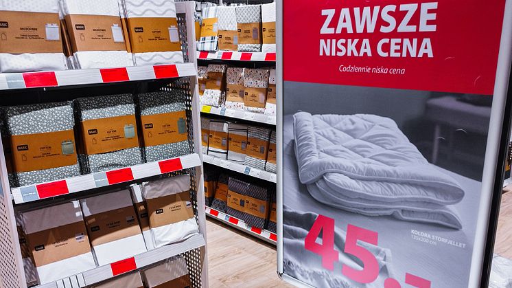 JYSK promuje wyjątkową ofertę produktów w najlepszej cenie.