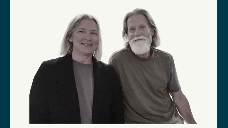 VD och grundare av Sustain Change, Anna Ahrenfelt med nya sidekicken Mats Janson