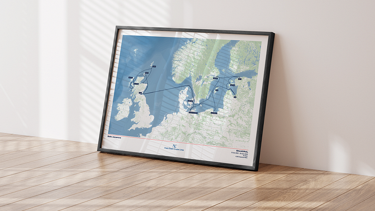 Fred. Olsen Cruise Lines partners with The Cruise Maps to capture unforgettable journeys for guests