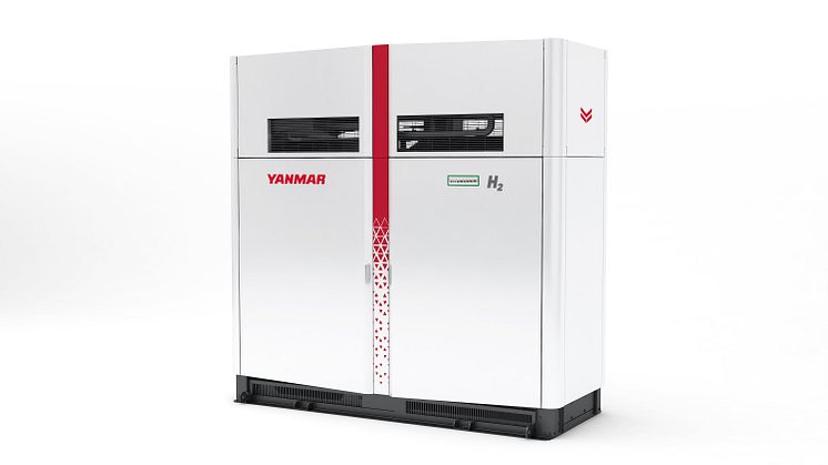 The HP35FA1Z hydrogen fuel cell power generation system.