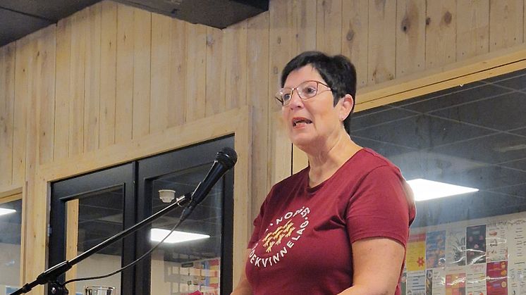 Leder i Norges Bygdekvinnelag, Anne Irene Myhr. 