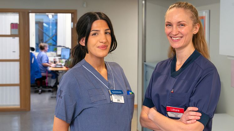 Foto: Torkel Ekqvist. I bild (höger till vänster): Ebba Lindqvist och Antonia Matenzoglou.