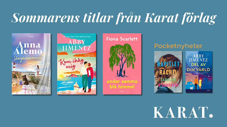Sommarens boknyheter från Karat förlag