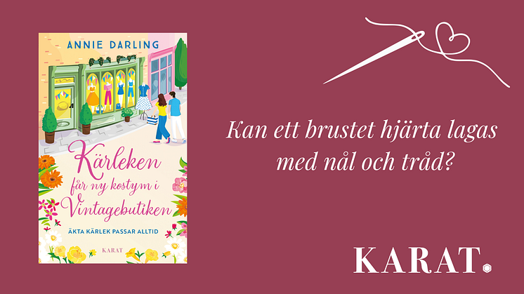 Ny feelgoodroman om kärlek, nystart och magiska klänningar