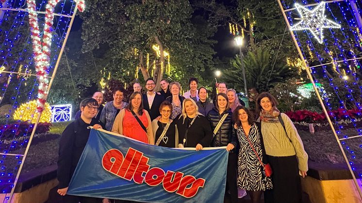 Auf Madeira erlebte die alltours Infogruppe ein weihnachtlich geschmücktes Funchal.