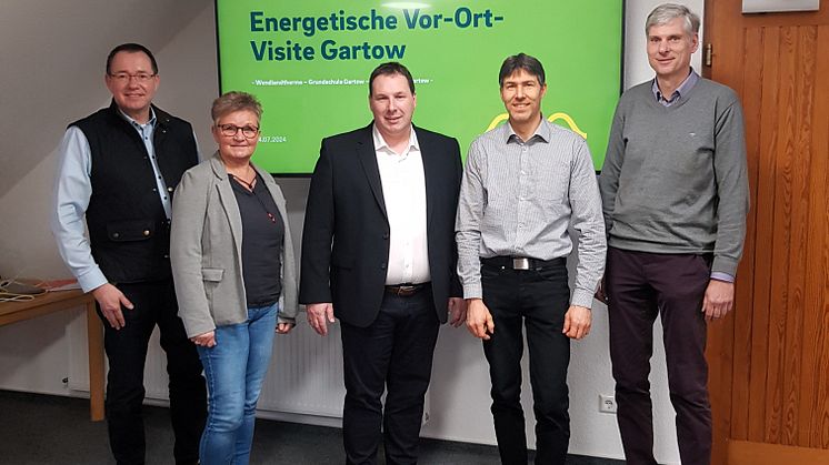 Kommunalreferent Hans-Hermann Zetsche und Christian Michalke aus dem Kommunalmanagement der Avacon Netz GmbH zu Gast in der Samtgemeinde Gartow
