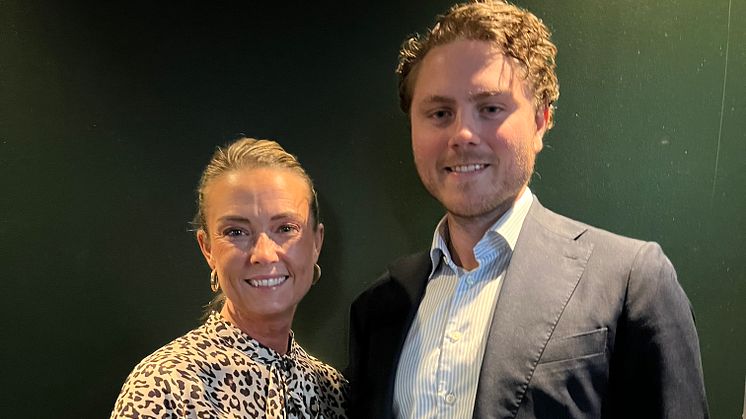 Sophie Palmstierna och Morgan Flodman - Widerlövs senaste franchisetagare, öppnar kontor på Värmdö