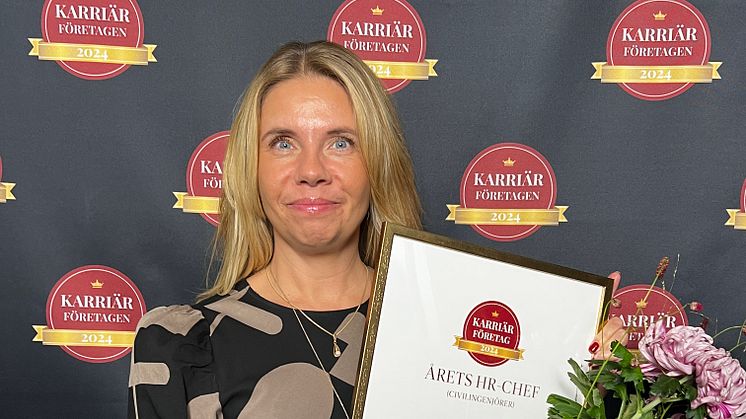 Katharina Frank på Luleå Energi är utsedd till årets HR-chef av Karriärföretagen