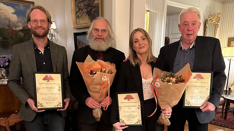 Årets Höststipendiater - Bergslagens Spektakelteater, Caronlina Pettersson och Lars Frejd.