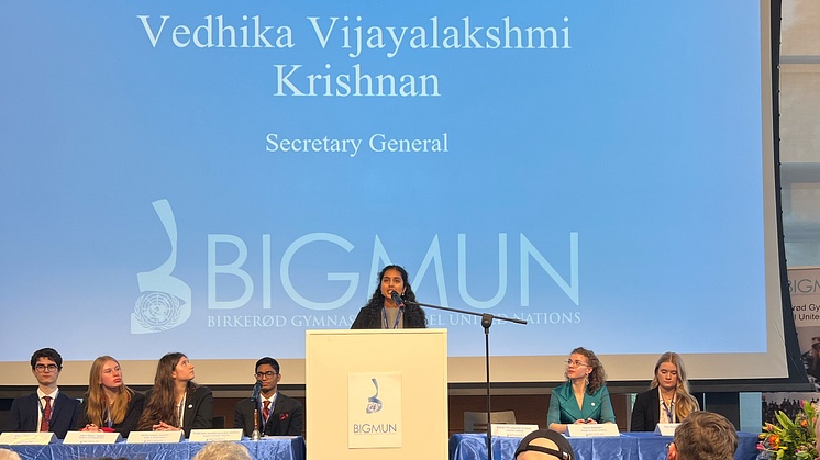 V.V. Krishnan BIGMUN Secretary General