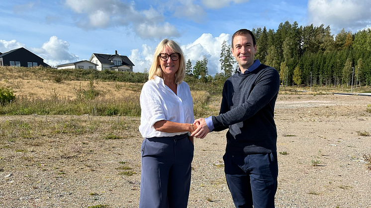 Maléne Smedberg, Affärsutvecklingschef på Forenede Care tillsammans med Josef Kahlil, VD på Nybovik AB.