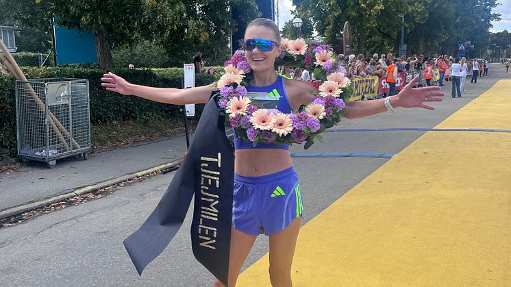 Carolina Wikström vann den 40:e upplagan av Tjejmilen med tiden 33:45.