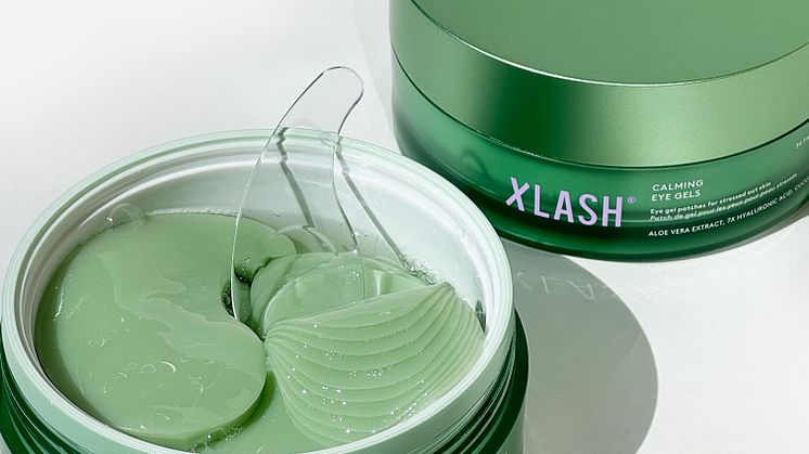 Säg aloe till lugnare hy! Xlash utökar eye gels familjen och introducerar Calming Eye Gels