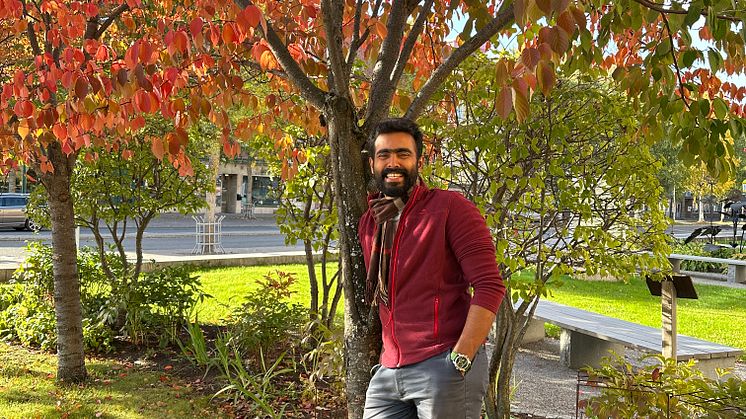Arjun Menon, ground station engineer på Arctic Space. Har flyttat från Indien via Frankrike och är ny Pitebo sedan september. En kul anekdot är att Arjun har sin autograf på en sond som skickats till månen. 