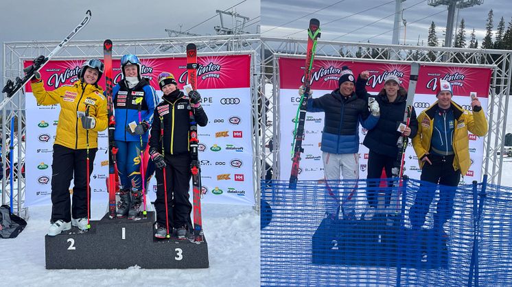 SM-medaljörer i storslalom 2025